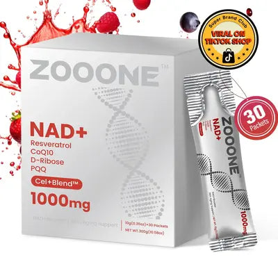 Mezcla para bebida ZOOONE 1000mg NAD+ con sabor a bayas para apoyo con